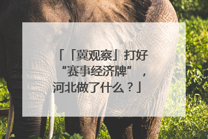 「冀观察」打好“赛事经济牌”，河北做了什么？