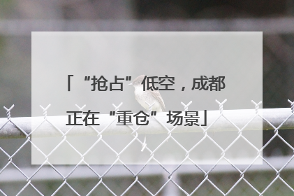 “抢占”低空，成都正在“重仓”场景