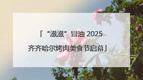 “滋滋”冒油 2025齐齐哈尔烤肉美食节启幕