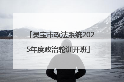 灵宝市政法系统2025年度政治轮训开班