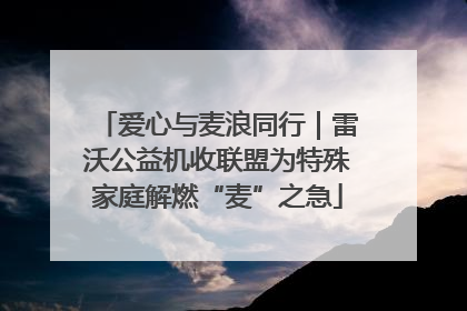 爱心与麦浪同行｜雷沃公益机收联盟为特殊家庭解燃“麦”之急