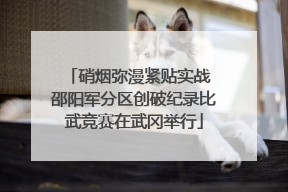 硝烟弥漫紧贴实战 邵阳军分区创破纪录比武竞赛在武冈举行