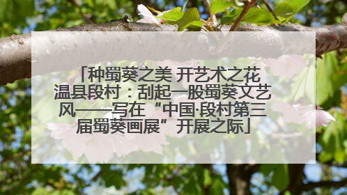 种蜀葵之美 开艺术之花 温县段村：刮起一股蜀葵文艺风——写在“中国·段村第三届蜀葵画展”开展之际