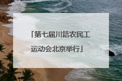 第七届川籍农民工运动会北京举行