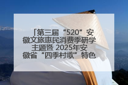 第三届“520”安徽文旅惠民消费季研学主题暨 2025年安徽省“四季村歌”特色展演燃动池州