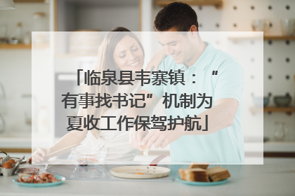临泉县韦寨镇：“有事找书记”机制为夏收工作保驾护航