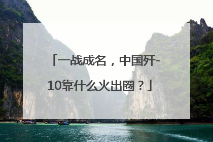 一战成名，中国歼-10靠什么火出圈？