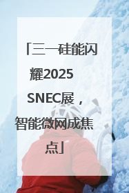 三一硅能闪耀2025 SNEC展，智能微网成焦点