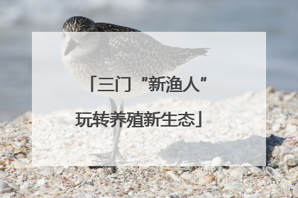 三门“新渔人”玩转养殖新生态