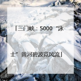 三门峡：5000“泳士”黄河碧波竞风流