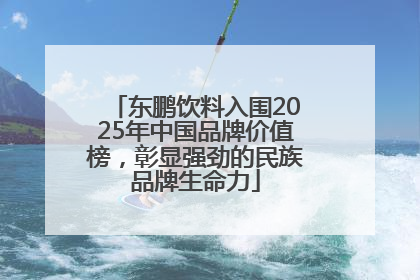 东鹏饮料入围2025年中国品牌价值榜，彰显强劲的民族品牌生命力