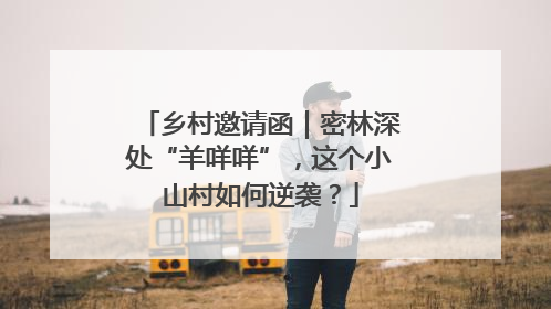 乡村邀请函｜密林深处“羊咩咩”，这个小山村如何逆袭？