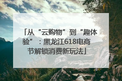 从“云购物”到“趣体验”：黑龙江618电商节解锁消费新玩法