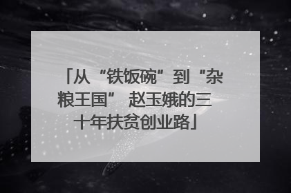 从“铁饭碗”到“杂粮王国” 赵玉娥的三十年扶贫创业路