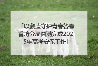 以藏蓝守护青春答卷 香坊分局圆满完成2025年高考安保工作