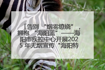 告别 “烟雾缭绕”，拥抱 “海阳蓝”——海阳市疾控中心开展2025 年无烟宣传“海阳特色”实践记录