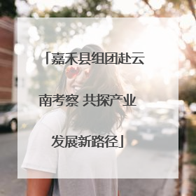 嘉禾县组团赴云南考察 共探产业发展新路径