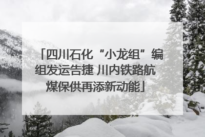四川石化“小龙组”编组发运告捷 川内铁路航煤保供再添新动能