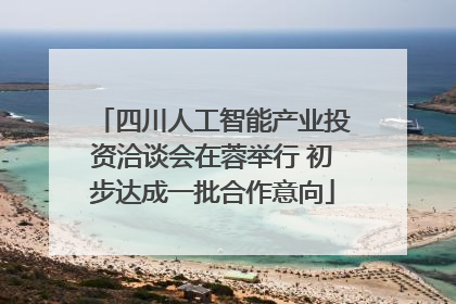 四川人工智能产业投资洽谈会在蓉举行 初步达成一批合作意向