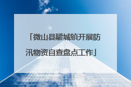 微山县驩城镇开展防汛物资自查盘点工作