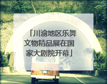 川渝地区乐舞文物精品展在国家大剧院开幕