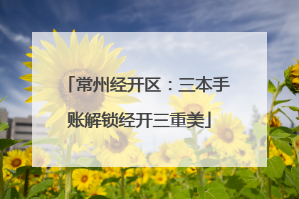 常州经开区：三本手账解锁经开三重美