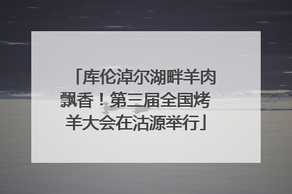 库伦淖尔湖畔羊肉飘香！第三届全国烤羊大会在沽源举行