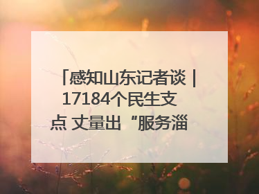 感知山东记者谈｜17184个民生支点 丈量出“服务淄博”的文明温度