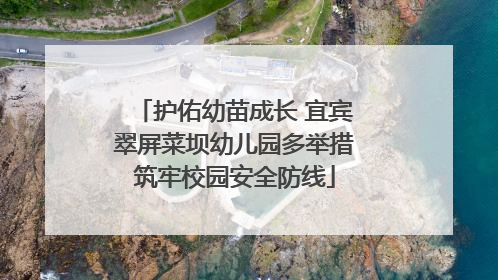 护佑幼苗成长 宜宾翠屏菜坝幼儿园多举措筑牢校园安全防线
