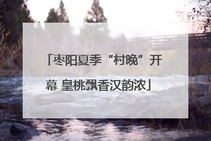 枣阳夏季“村晚”开幕 皇桃飘香汉韵浓
