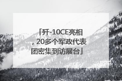 歼-10CE亮相，20多个军政代表团密集到访展台