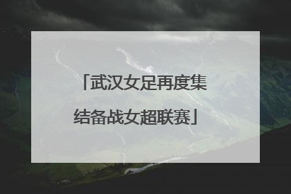 武汉女足再度集结备战女超联赛