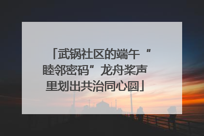 武锅社区的端午“睦邻密码”龙舟桨声里划出共治同心圆