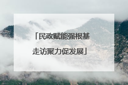 民政赋能强根基 走访聚力促发展
