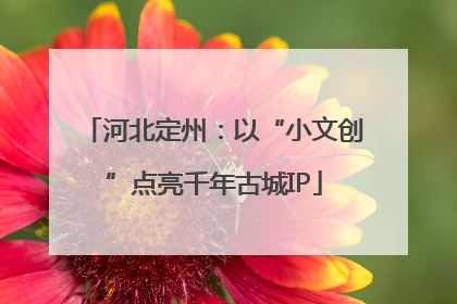 河北定州：以“小文创”点亮千年古城IP