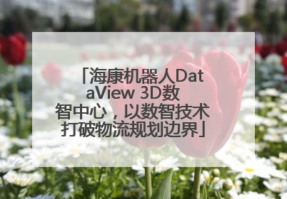 海康机器人DataView 3D数智中心，以数智技术打破物流规划边界