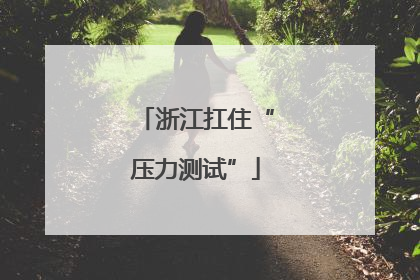 浙江扛住“压力测试”