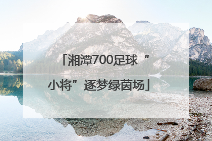 湘潭700足球“小将”逐梦绿茵场