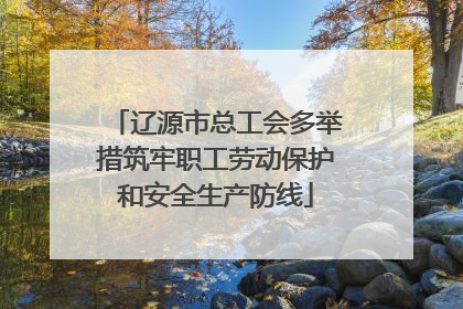 辽源市总工会多举措筑牢职工劳动保护和安全生产防线