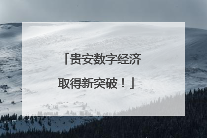 贵安数字经济取得新突破！