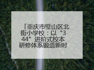 重庆市璧山区北街小学校：以“344”进阶式校本研修体系锻造新时代强师