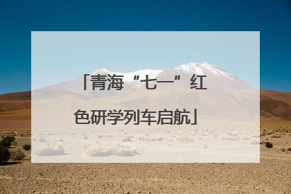 青海“七一”红色研学列车启航