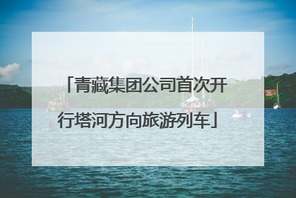 青藏集团公司首次开行塔河方向旅游列车