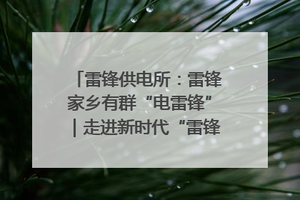 雷锋供电所：雷锋家乡有群“电雷锋”｜走进新时代“雷锋传人 长沙榜样”