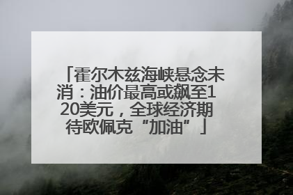 霍尔木兹海峡悬念未消：油价最高或飙至120美元，全球经济期待欧佩克“加油”