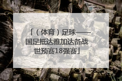 （体育）足球——国足抵达雅加达备战世预赛18强赛