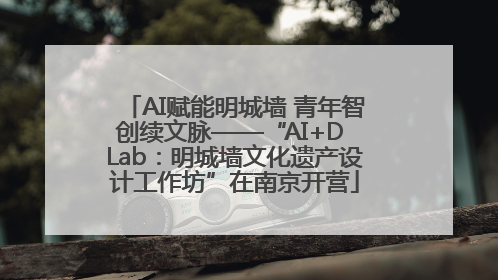 AI赋能明城墙 青年智创续文脉——“AI+D Lab：明城墙文化遗产设计工作坊”在南京开营