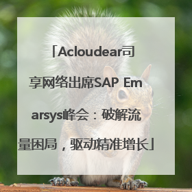 Acloudear司享网络出席SAP Emarsys峰会：破解流量困局，驱动精准增长