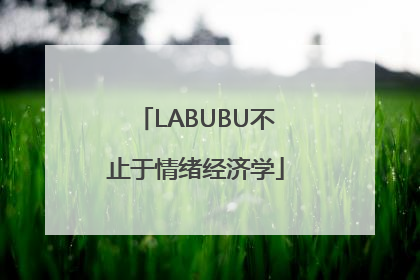 LABUBU不止于情绪经济学